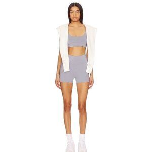 WellBeing + BeingWell Sports Bra in Windy Gray